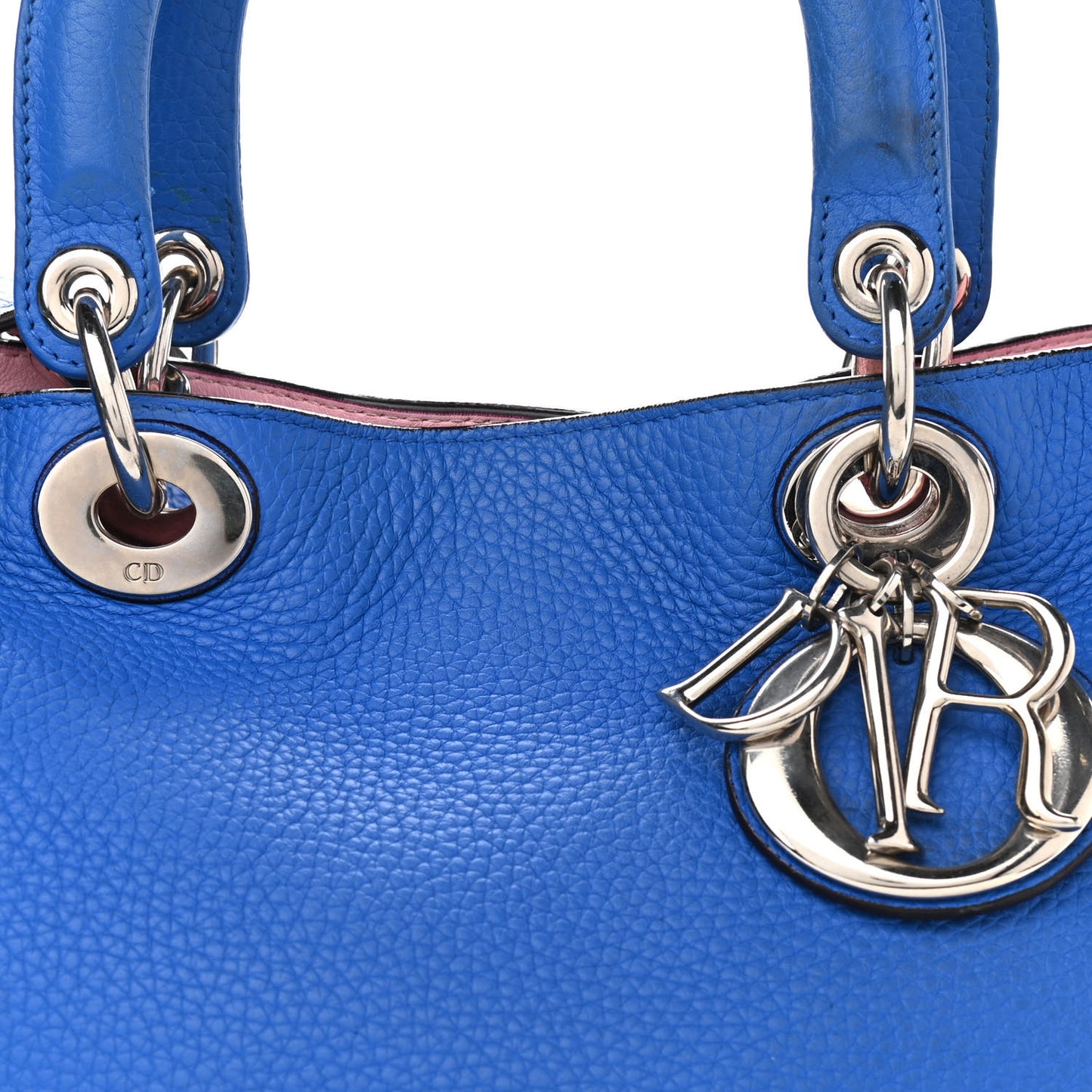 Bullcalf Medium Diorissimo Tote Bleu Nosy Rose Tendre