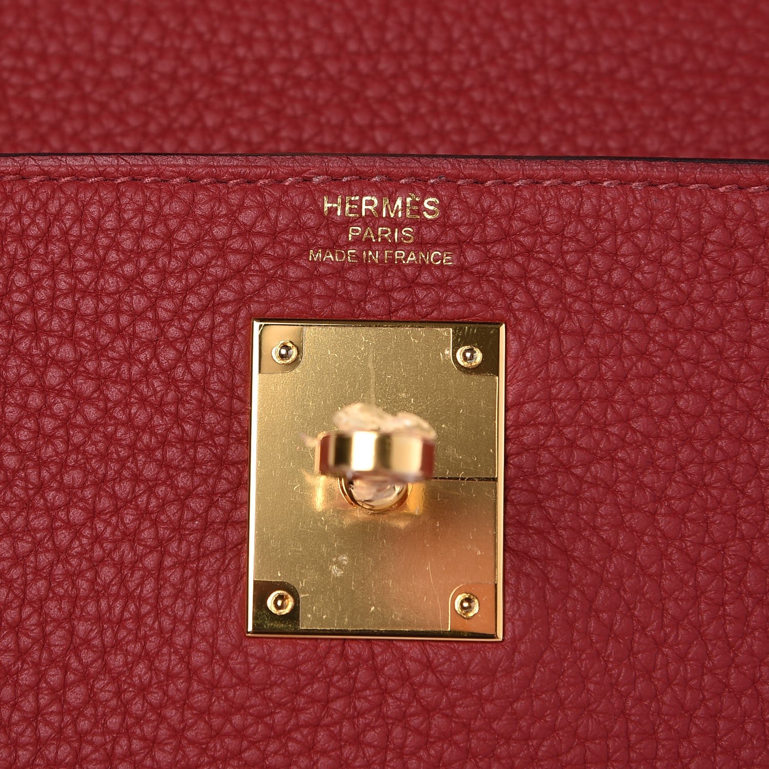 Hermes Togo Kelly Retourne 28 Rouge Grenat 23 of 37