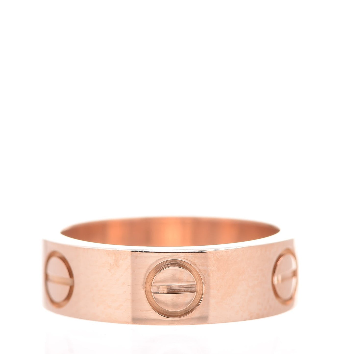 18K Pink Gold 5.5mm LOVE Ring 49 4.75