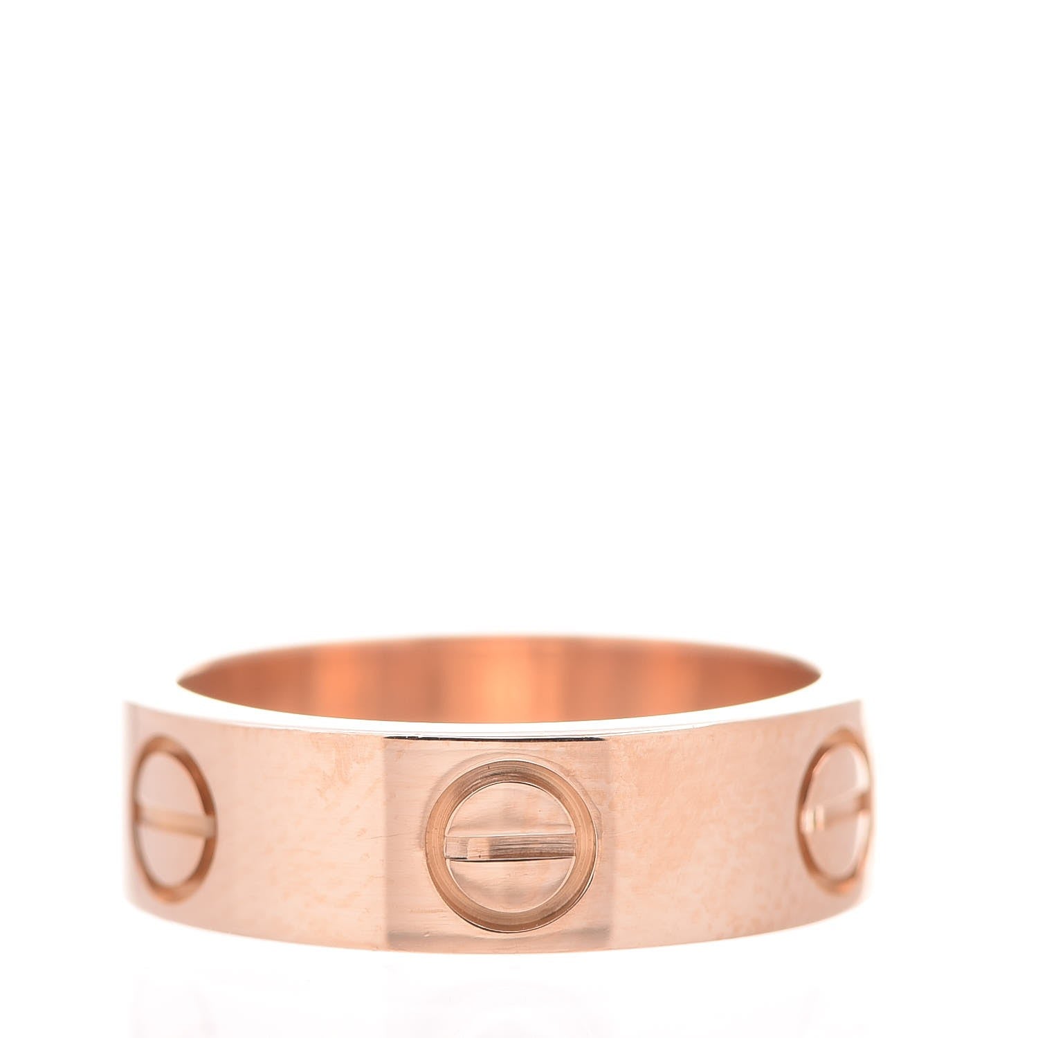 Cartier 18K Pink Gold 5.5mm LOVE Ring 49 4.75 3 of 5