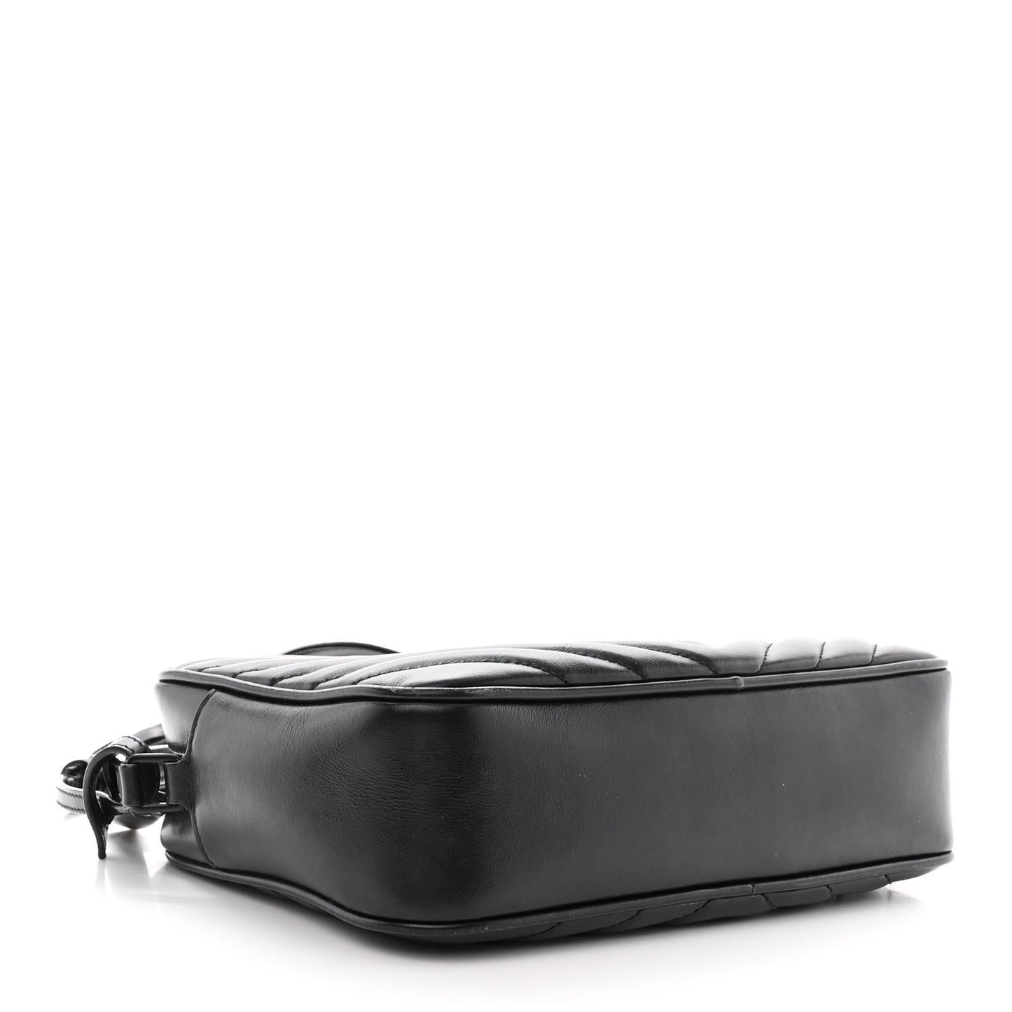 Calfskin Matelasse Monogram Monochrome Lou Camera Bag Black