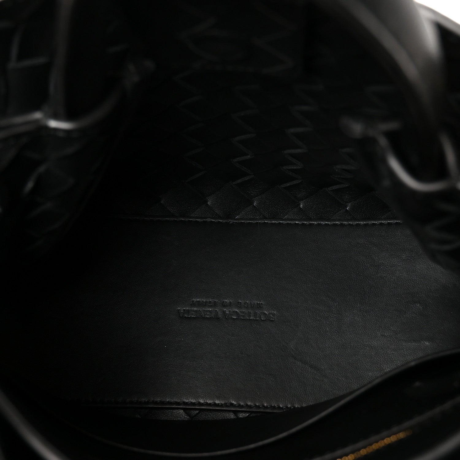 Bottega Veneta Nappa Intrecciato Small Andiamo Shoulder Bag Black 5 of 10