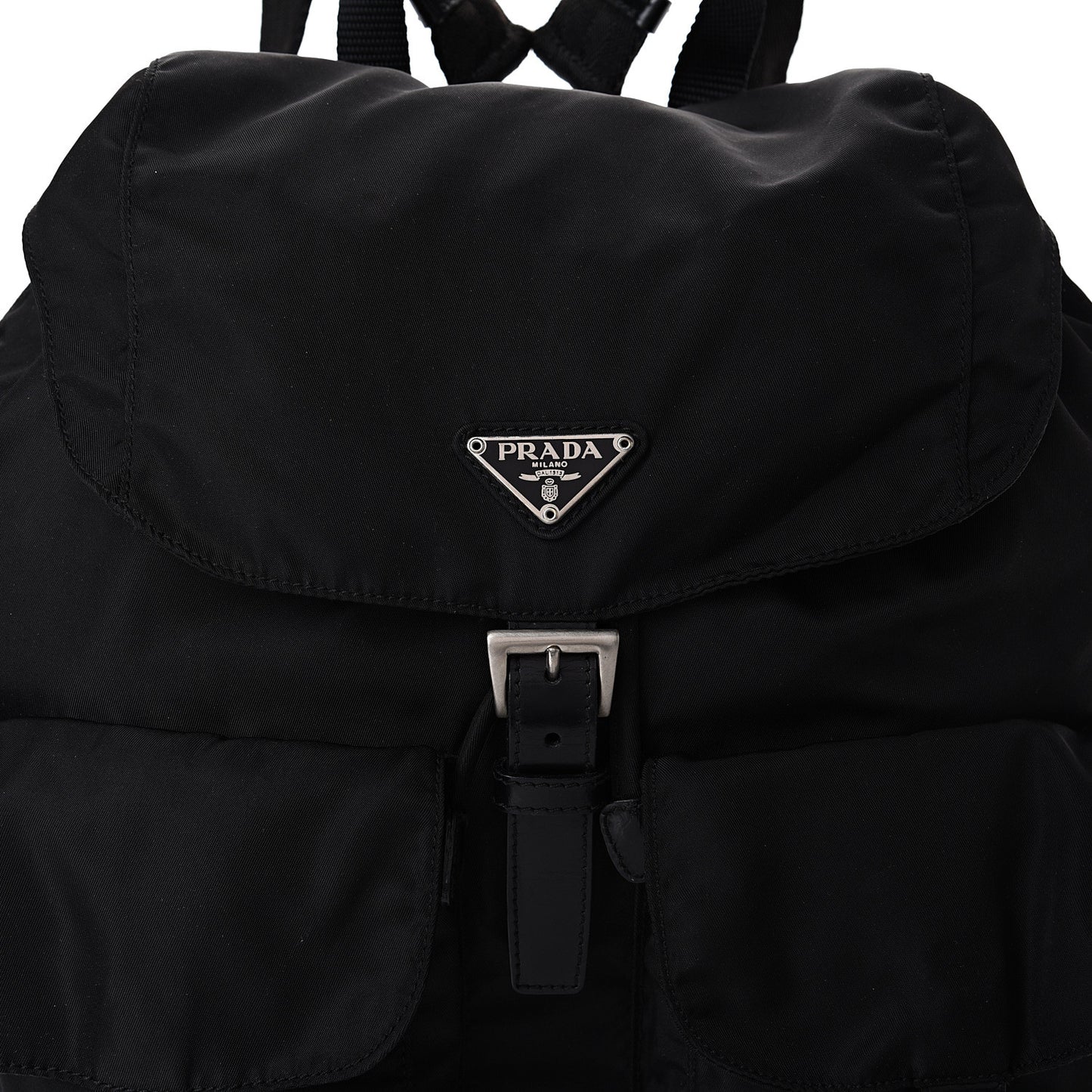 Tessuto Nylon Vela Small Backpack Black