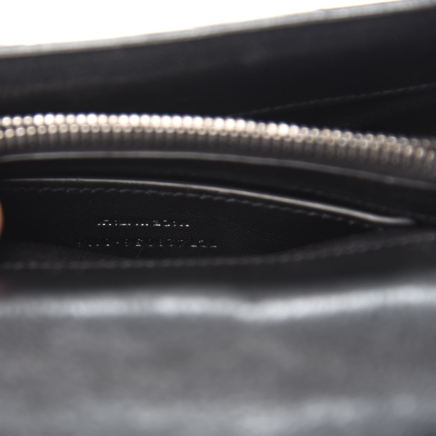 Saint Laurent Sheepskin Matelasse Chevron Monogram Medium College Bag Black 9 of 15