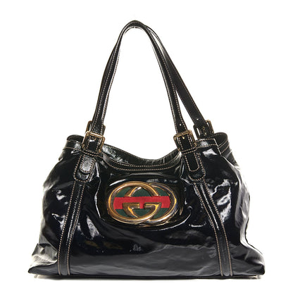 Gucci Dialux Medium Britt Tote Black 1 of 9