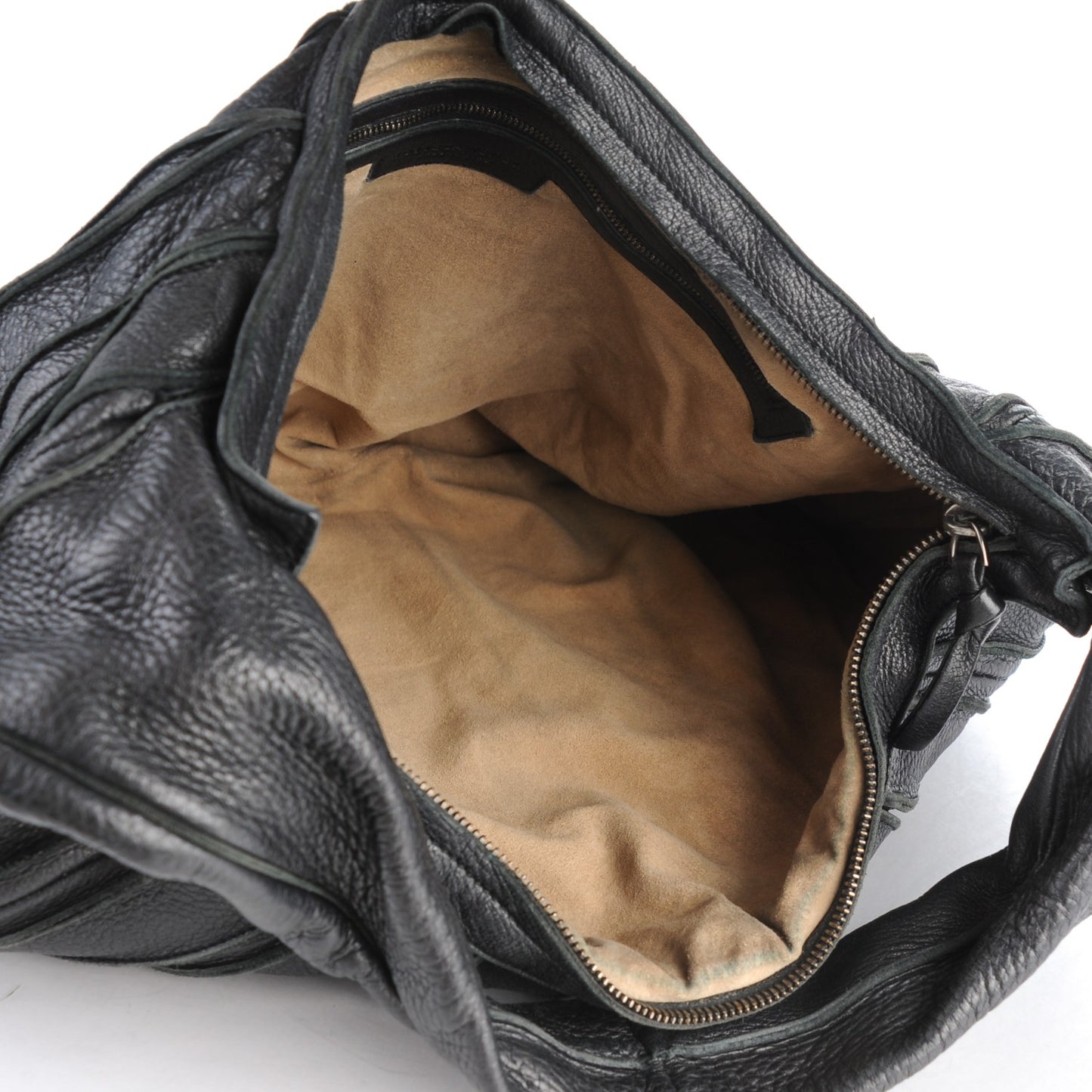 Cervo Patchwork Hobo Nero Black