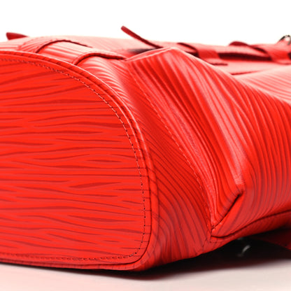 Louis Vuitton Epi Christopher Backpack MM Red 8 of 8