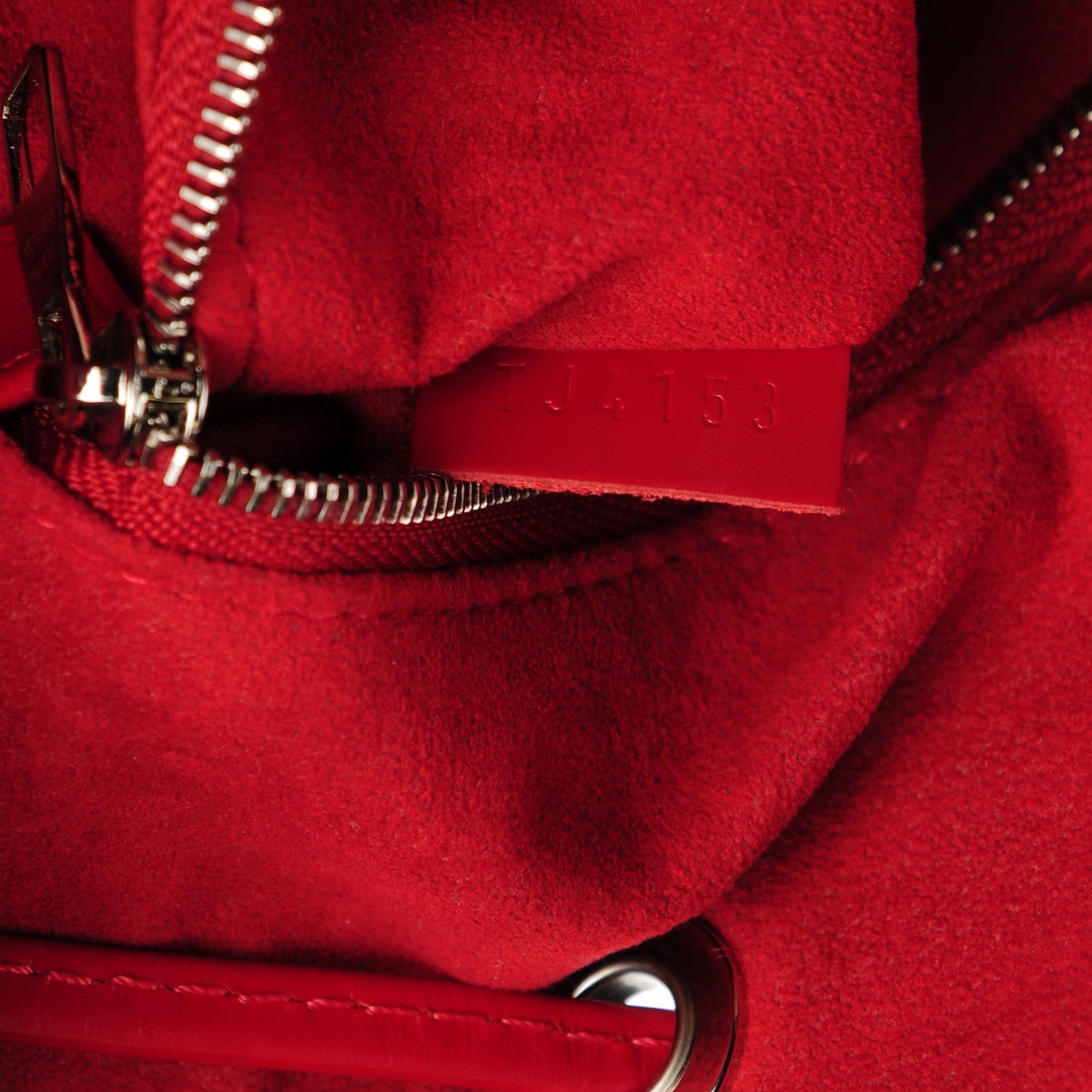 Louis Vuitton Epi Petit Bi-Color Noe Saphir Carmine 6 of 7