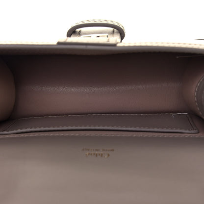 Chloe Shiny Goatskin Calfskin Mini Aby Chain Shoulder Bag Motty Grey 6 of 13