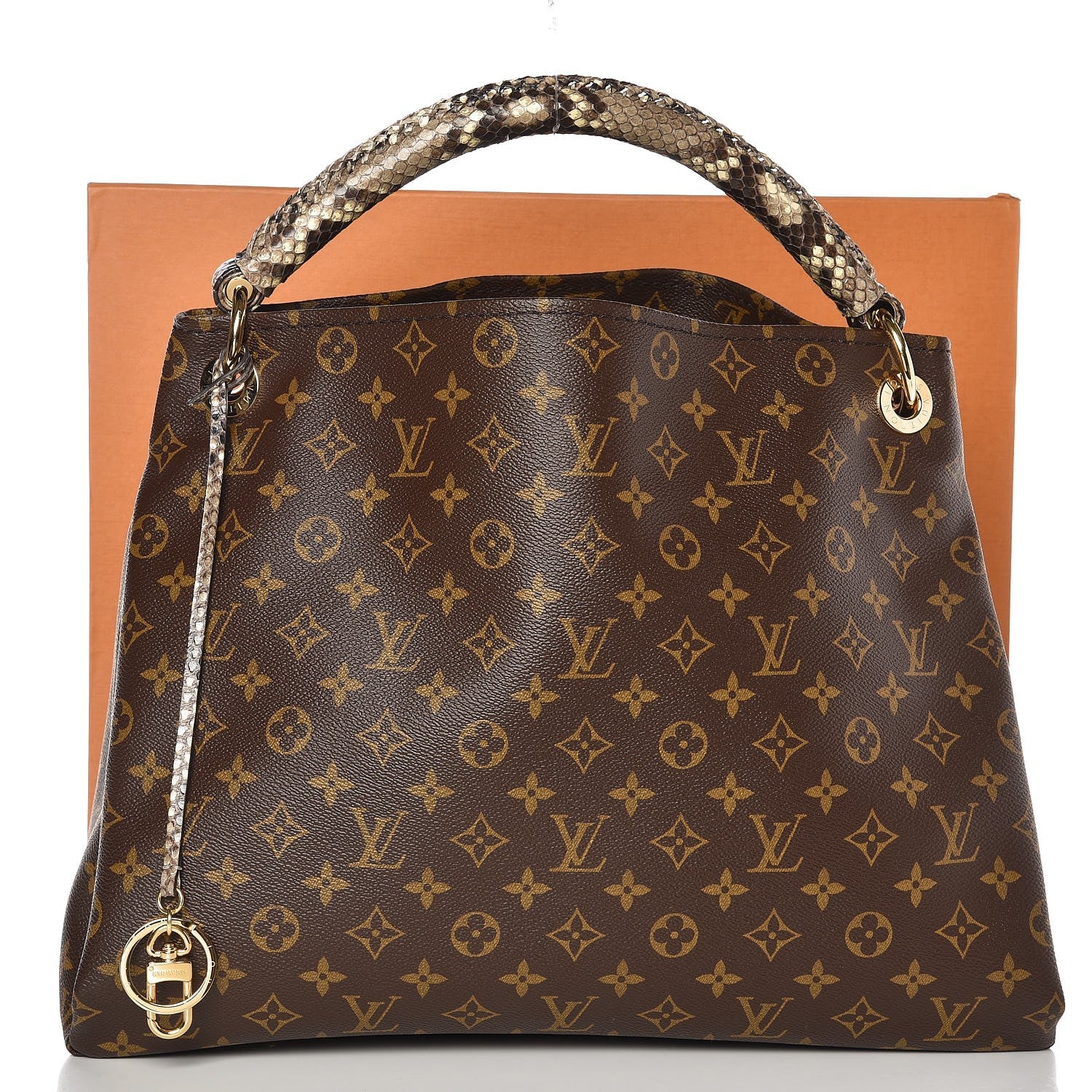 Louis Vuitton Snakeskin Monogram Artsy MM 9 of 9