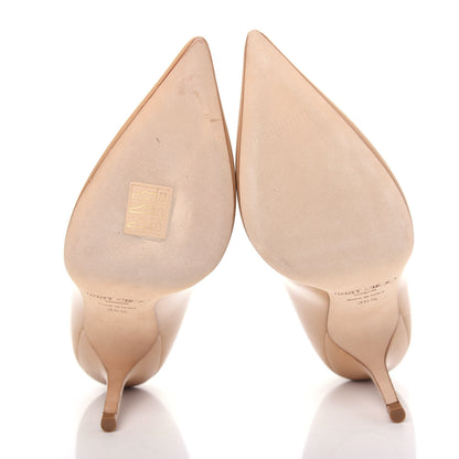 Jimmy Choo Kid Agnes 85 Heels 36.5 Nude 6 of 10
