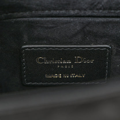Christian Dior Lambskin Cannage Medium Lady D-Joy Black 6 of 10