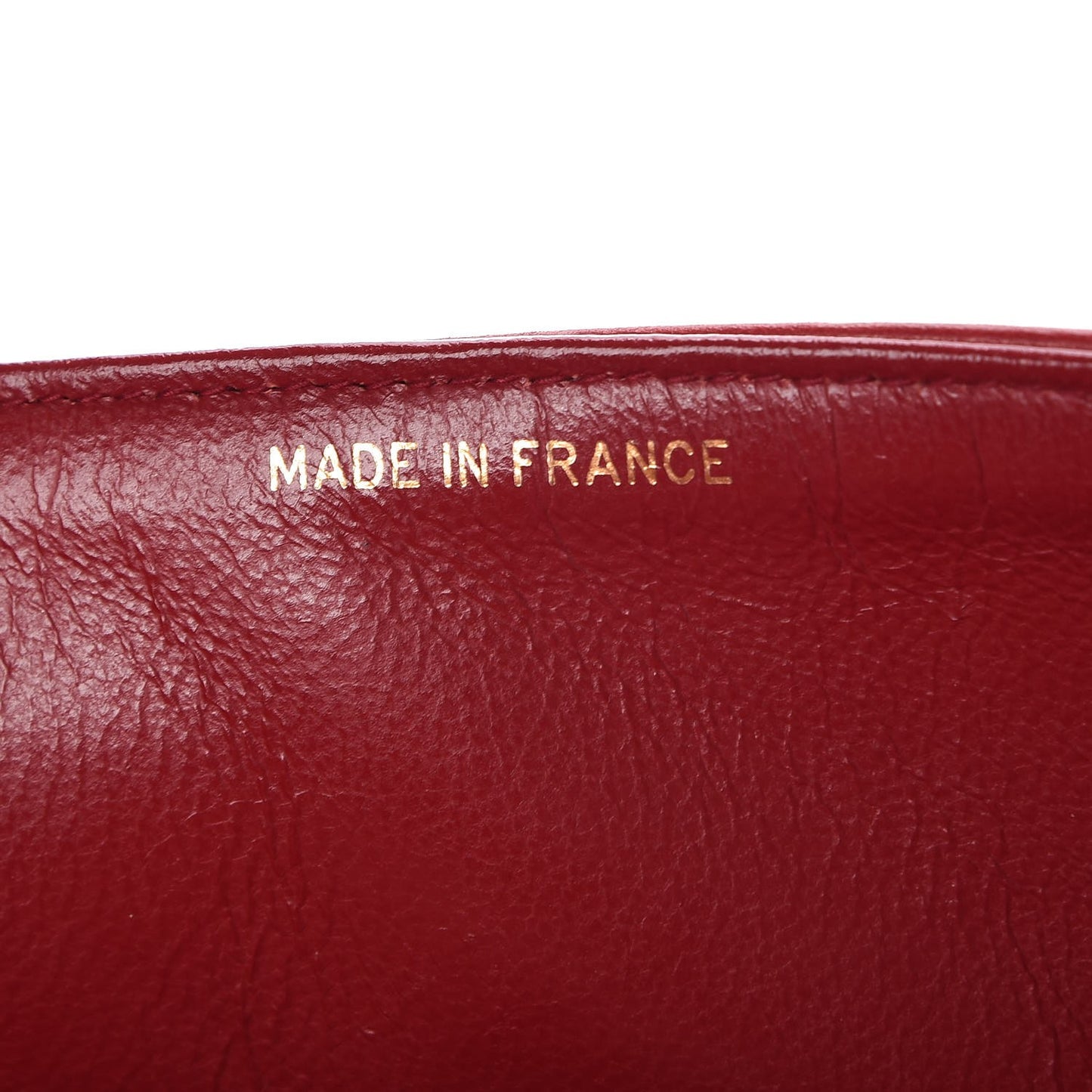 Lambskin Quilted Medium Double Flap Red