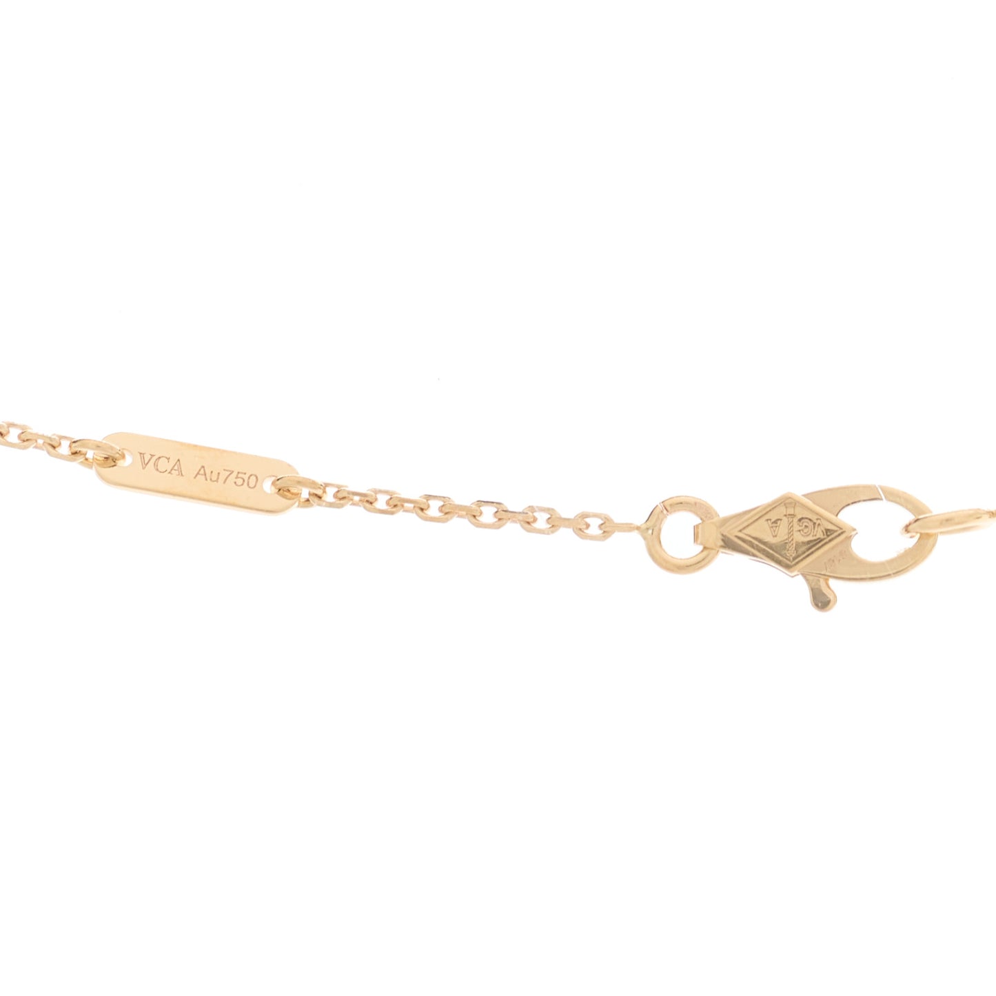 18K Rose Gold Sweet Alhambra Pendant Necklace
