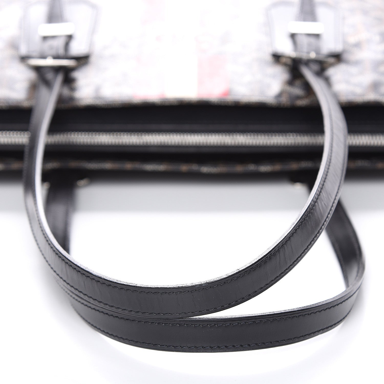Goyard Goyardine Sac Marie Galante MM Black 13 of 16