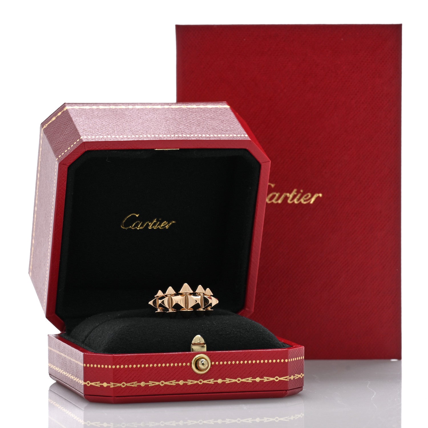 Cartier 18K Pink Gold LG Clash De Cartier Ring 52 6 5 of 5