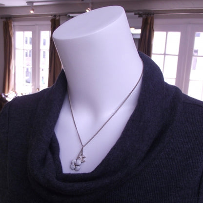Chanel Camelia CC Necklace Gold/White 2 of 5