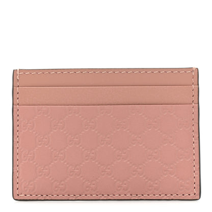 Gucci Microguccissima Card Holder Soft Pink 1 of 9