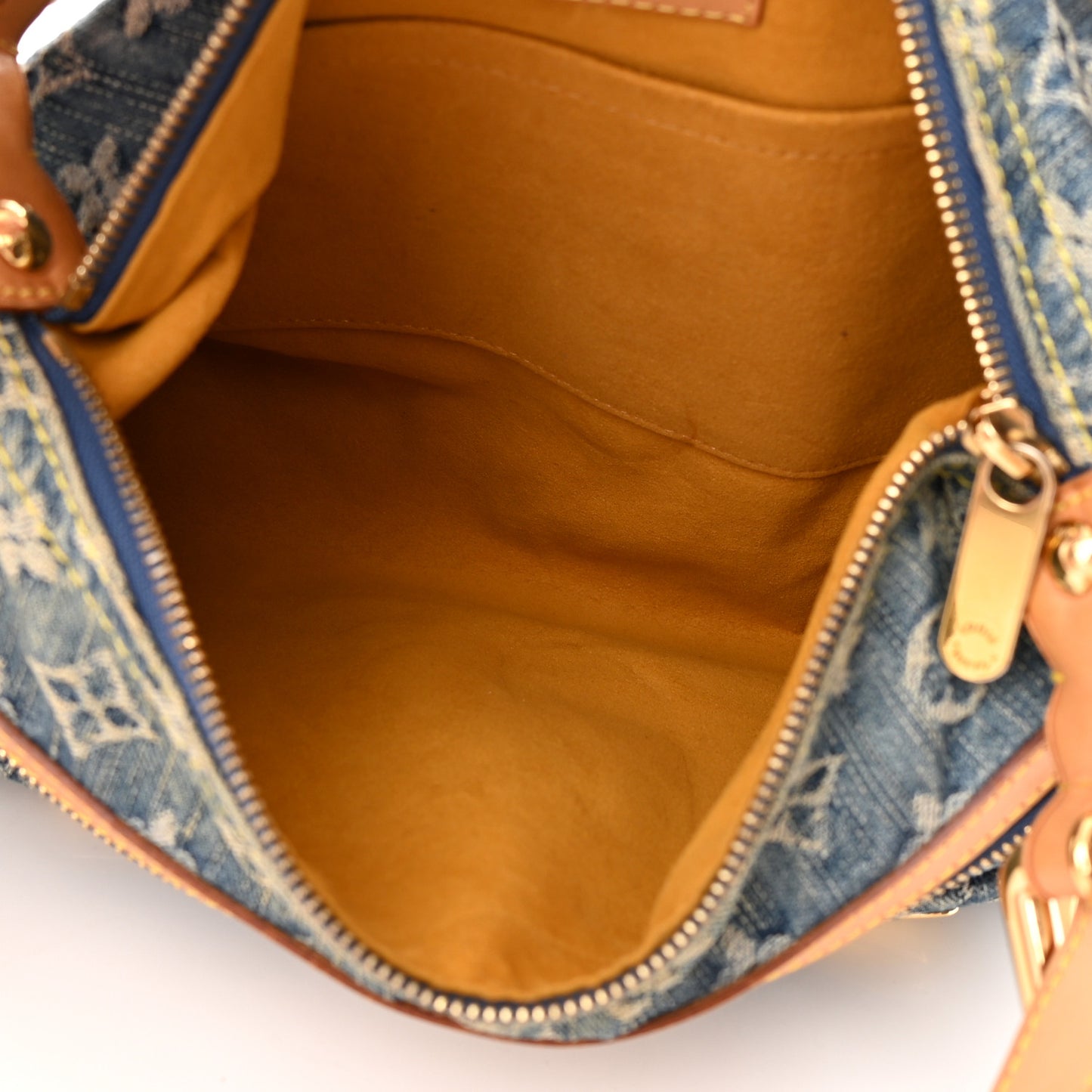 Monogram Denim Baggy PM Blue