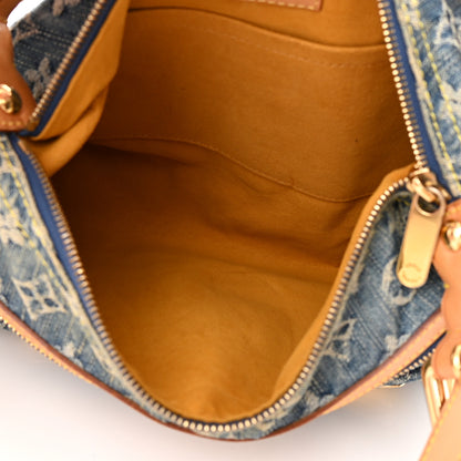 Louis Vuitton Monogram Denim Baggy PM Blue 5 of 12