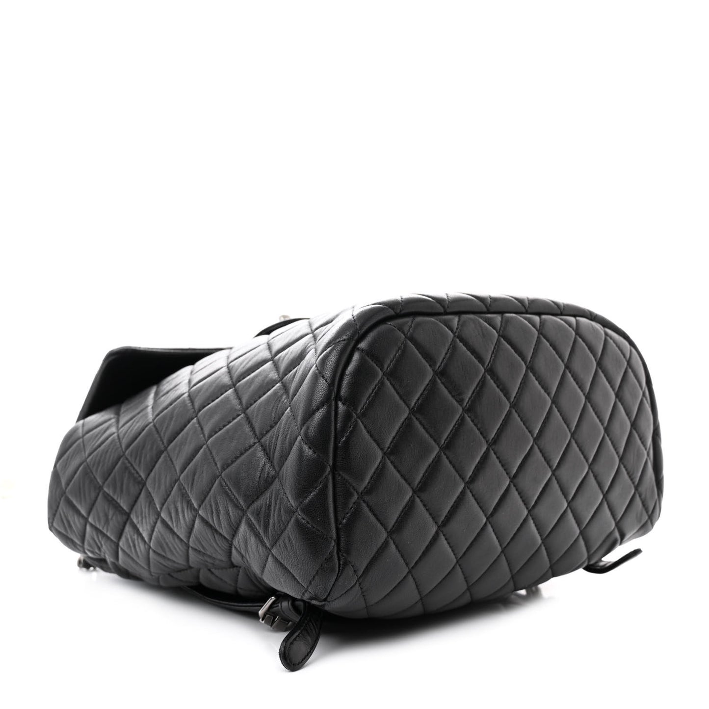 Lambskin Quilted Large Urban Spirit Backpack Black