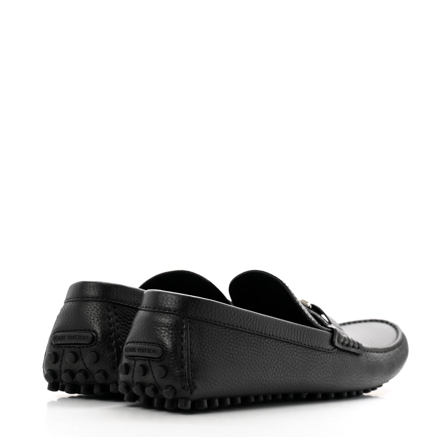 Louis Vuitton Taiga Mens Hockenheim Moccasin Loafers 11.5 Black 5 of 8