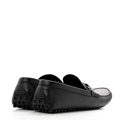Louis Vuitton Taiga Mens Hockenheim Moccasin Loafers 11.5 Black 5 of 8