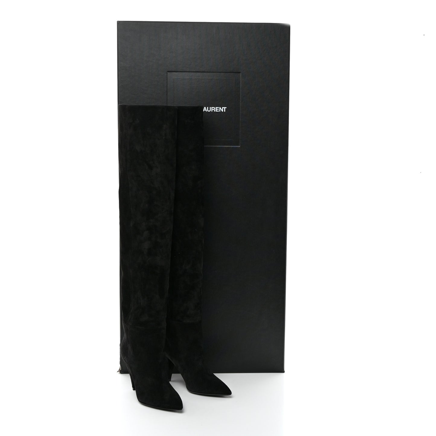 Cashmere Suede Era 85 Over The Knee Boots 36.5 Black