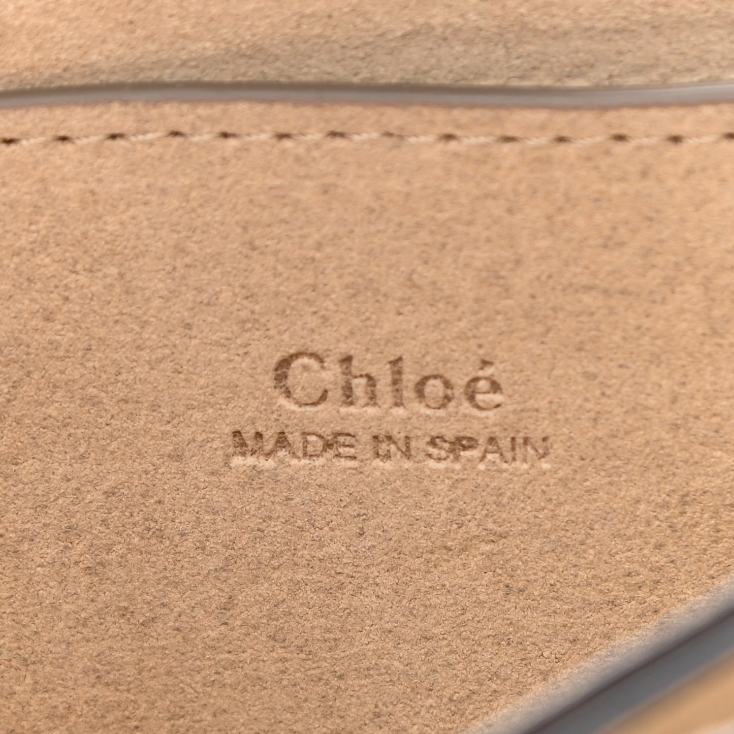 Suede Calfskin Small Faye Shoulder Bag Tobacco
