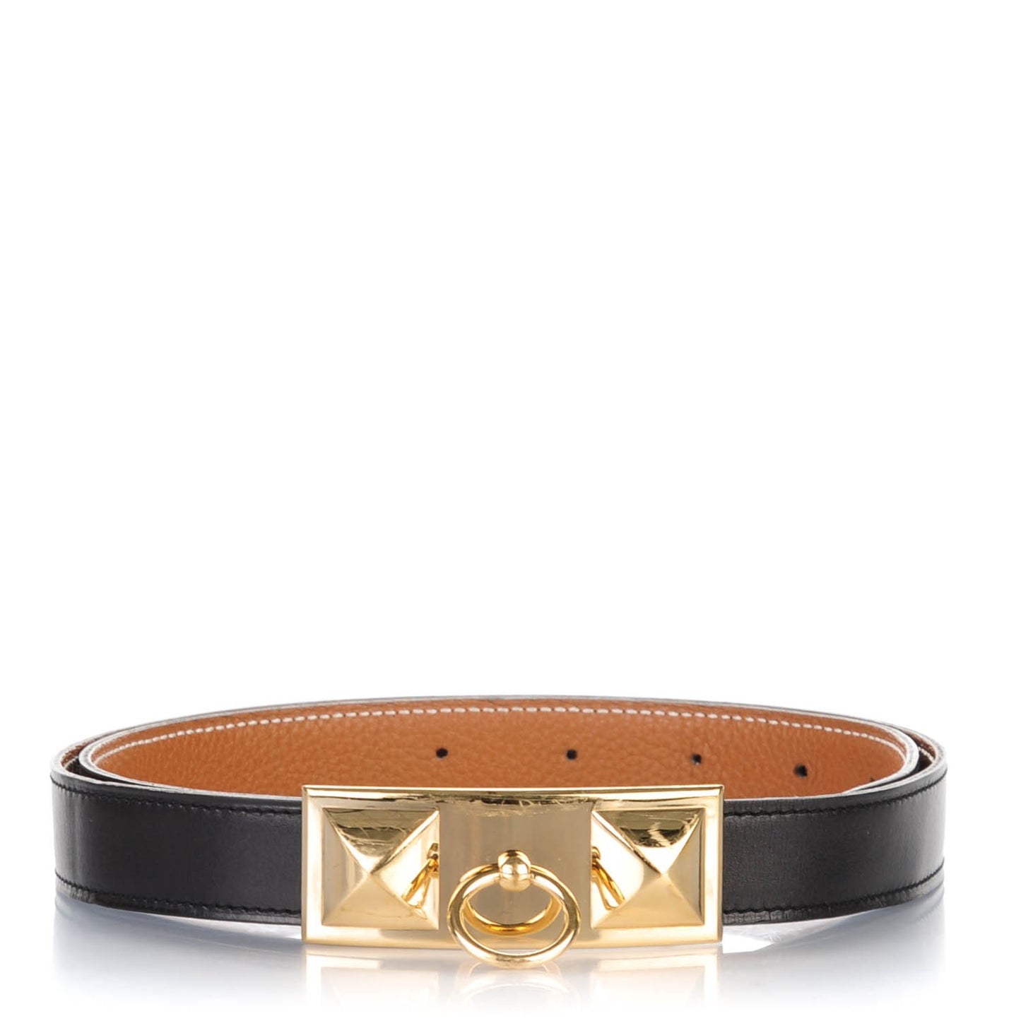 Box Togo 24mm Sydney Belt 85 Black Gold