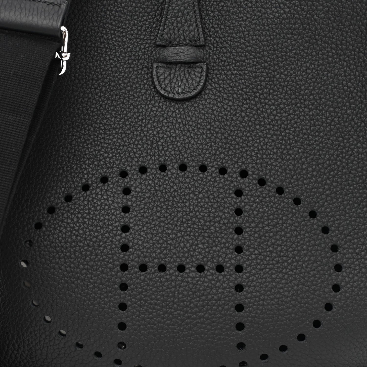 Hermes Taurillon Clemence Evelyne III PM Black 8 of 11