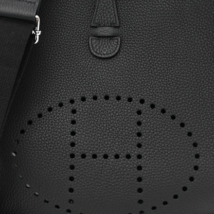 Hermes Taurillon Clemence Evelyne III PM Black 8 of 11