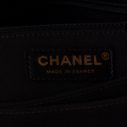 Chanel Patent Goatskin Quilted 3 Pocket Accordion Flap Black 8 of 10