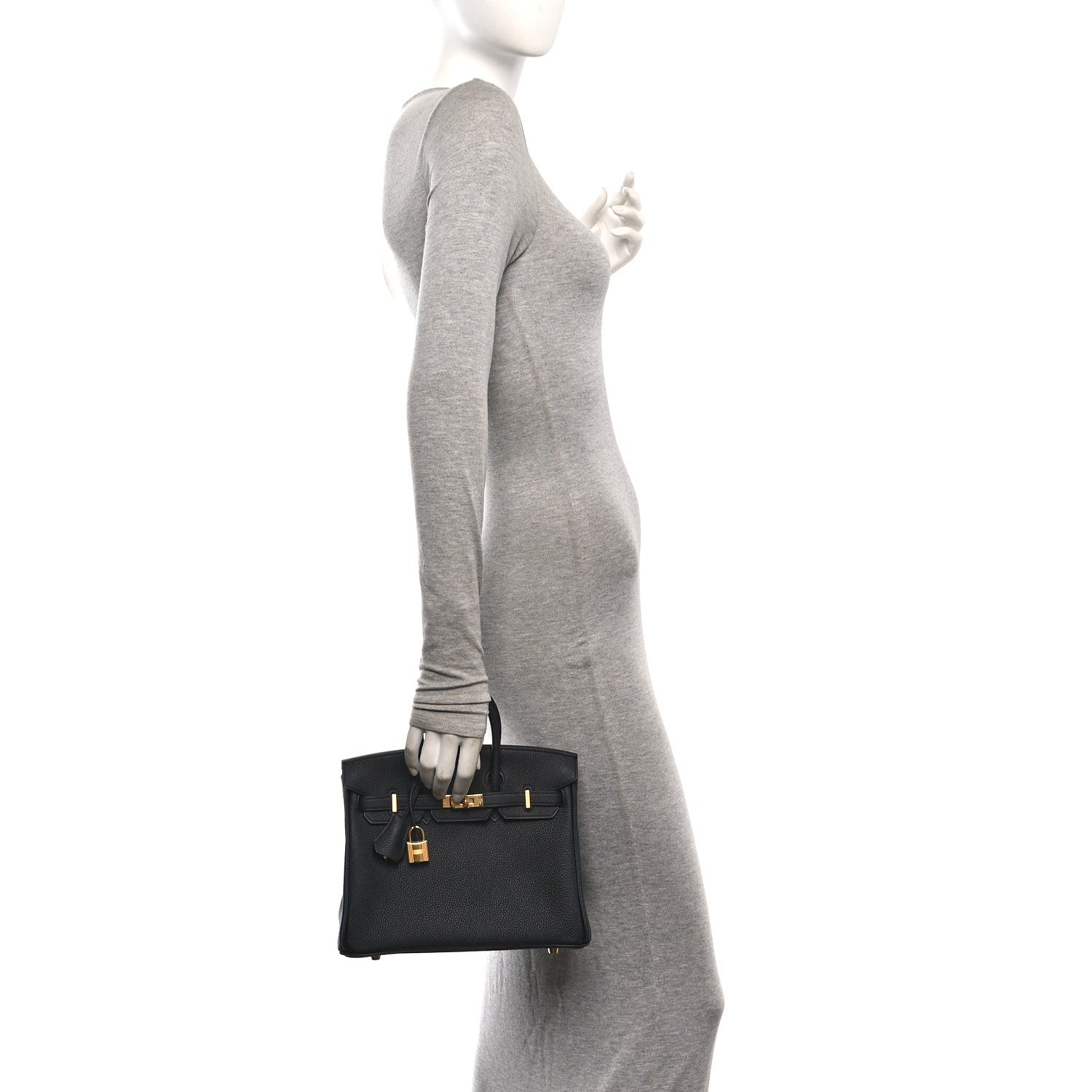 Hermes Togo Birkin 25 Black 2 of 11
