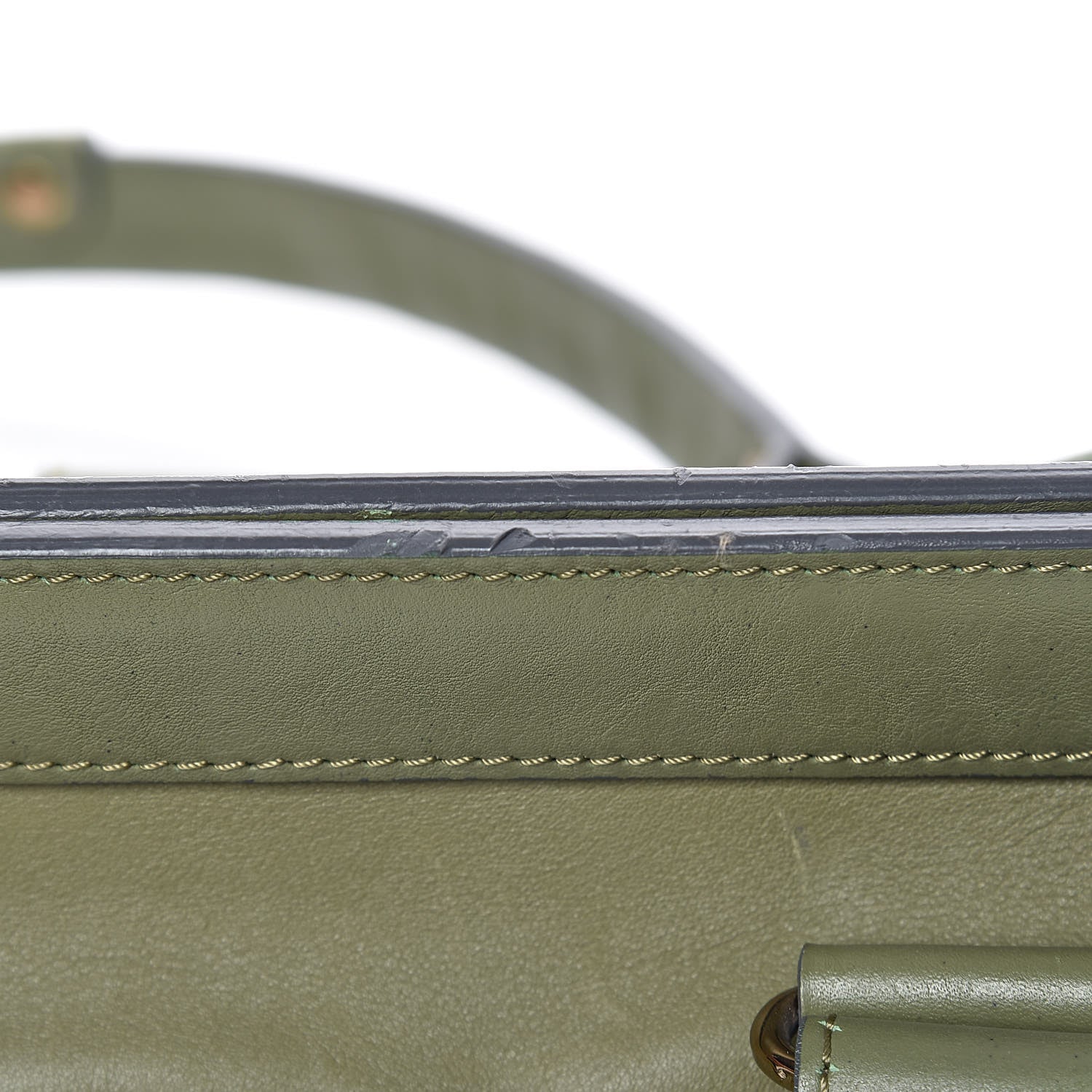 Chloe Calfskin Paddington Satchel Green 7 of 18
