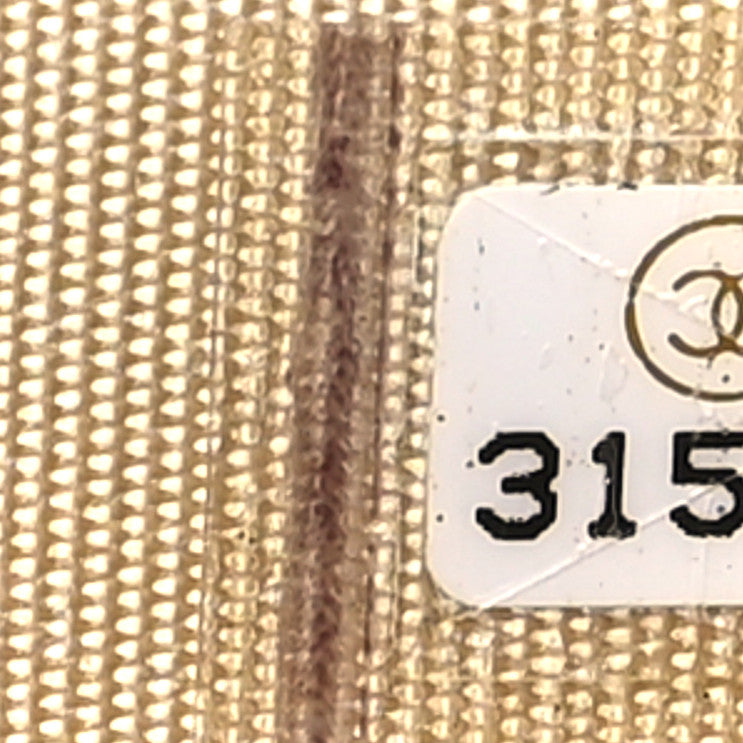 Lambskin Quilted Small Pearl Crush Vanity Case With Chain  Green