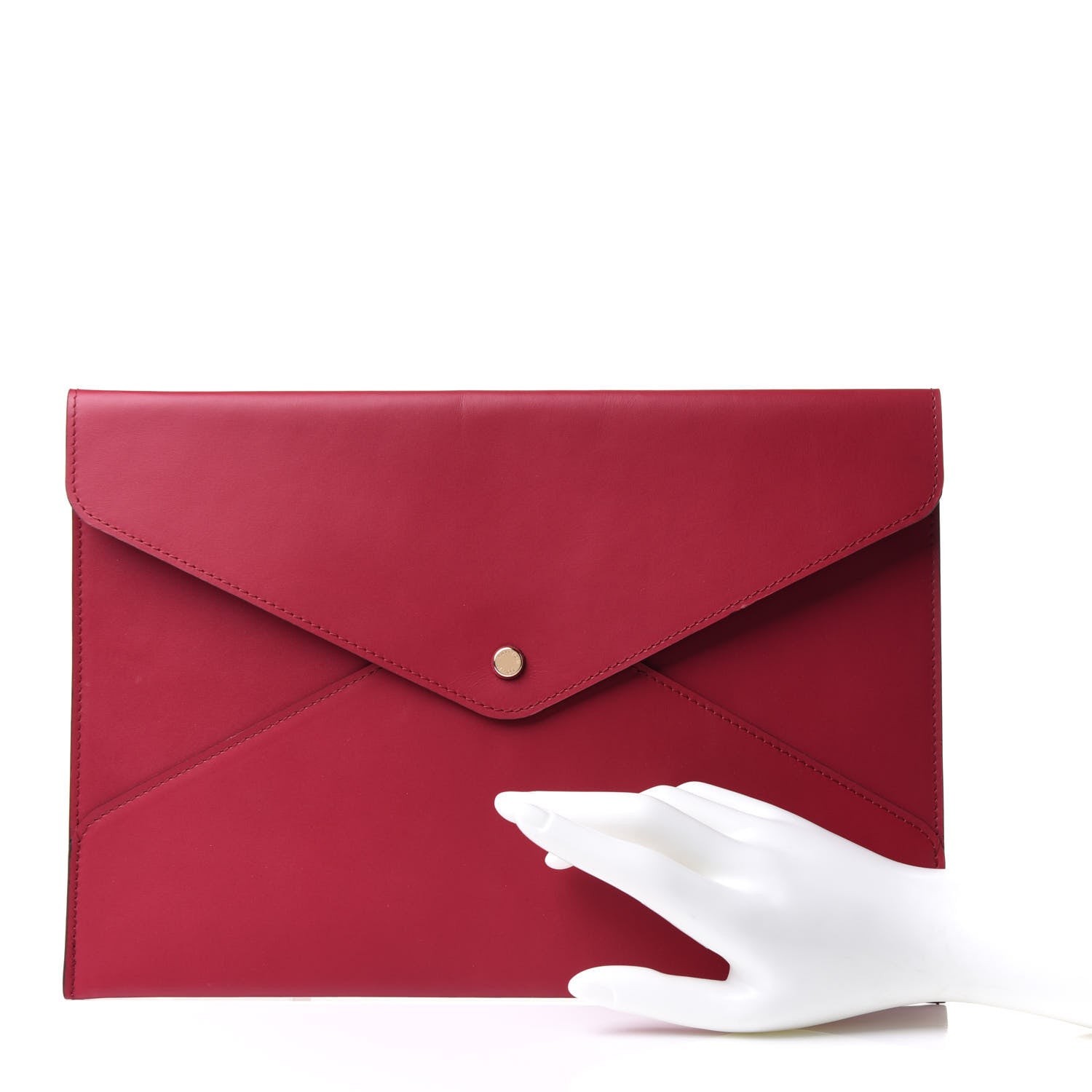 Louis Vuitton Calfskin Envelope Pouch Pink 2 of 9