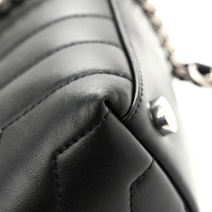 Saint Laurent Calfskin Y Quilted Monogram Large Loulou Chain Satchel Black 15 of 15
