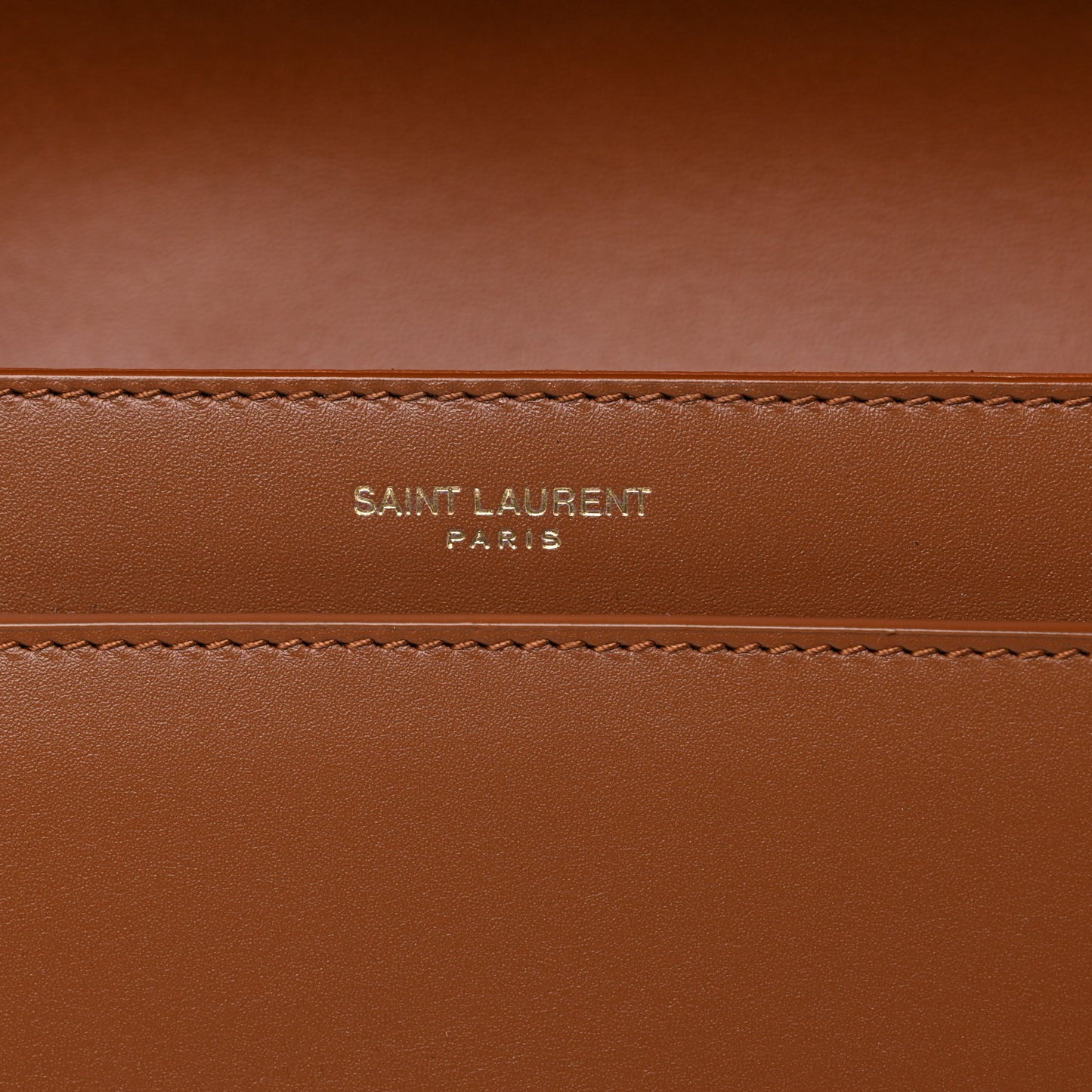 Smooth Calfskin Le Maillon Satchel Brown