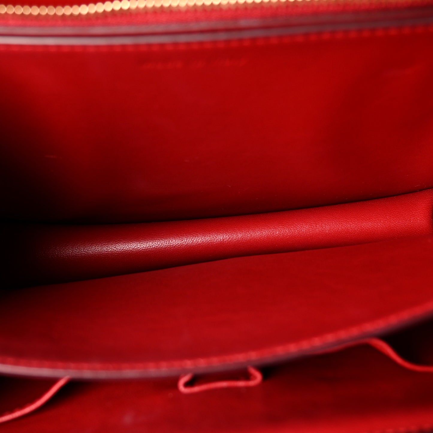 Box Calfskin Medium Classic Box Flap Bag Red