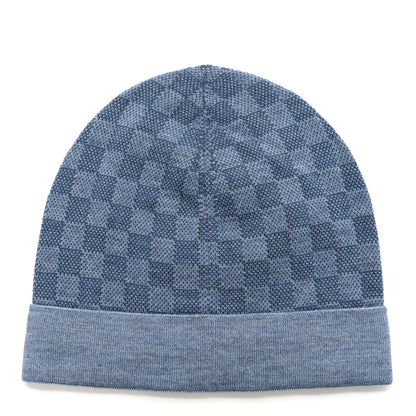 Louis Vuitton Wool Petit Damier Hat NM Light Blue 3 of 4