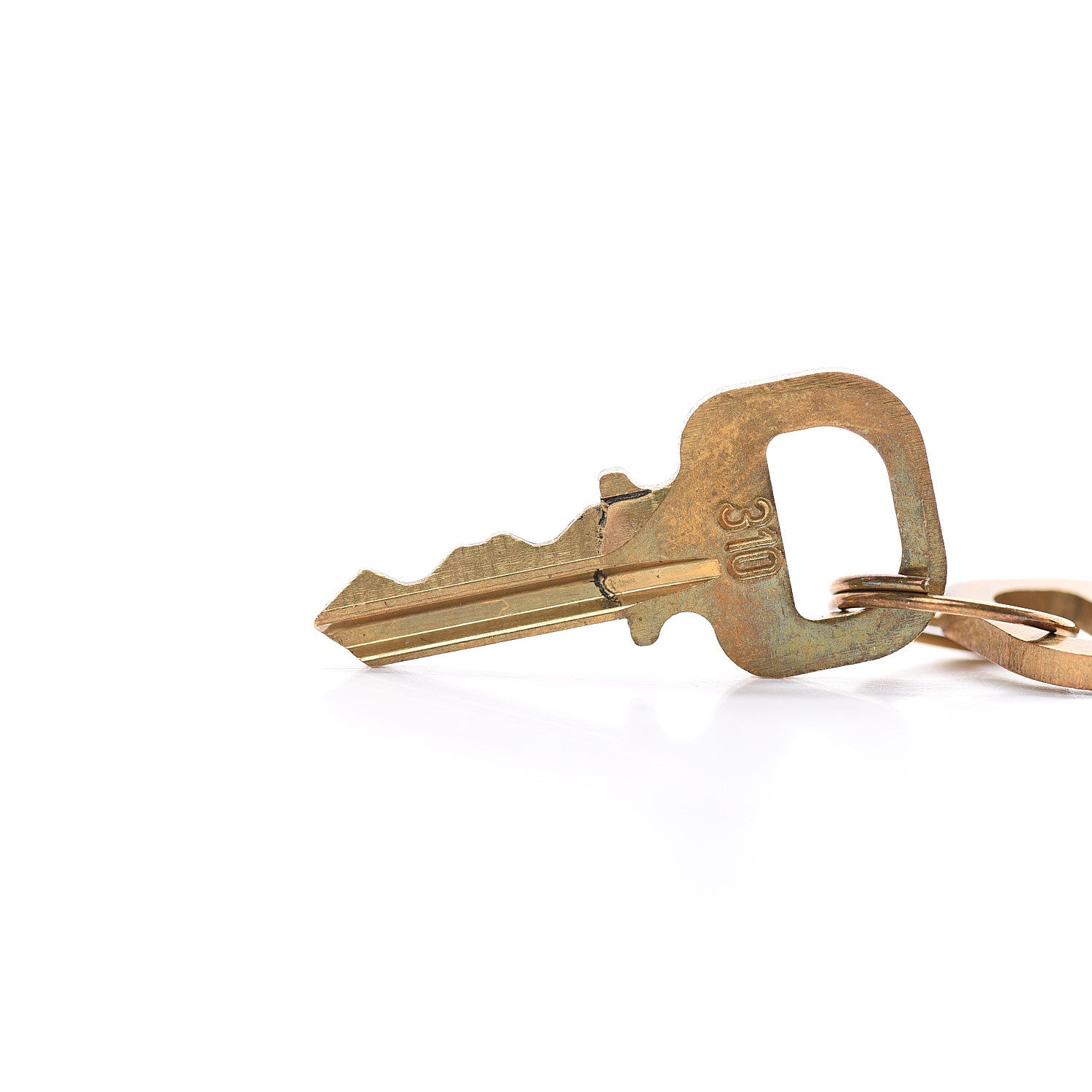 Louis Vuitton Brass Lock and 2 Keys Set #310 7 of 7