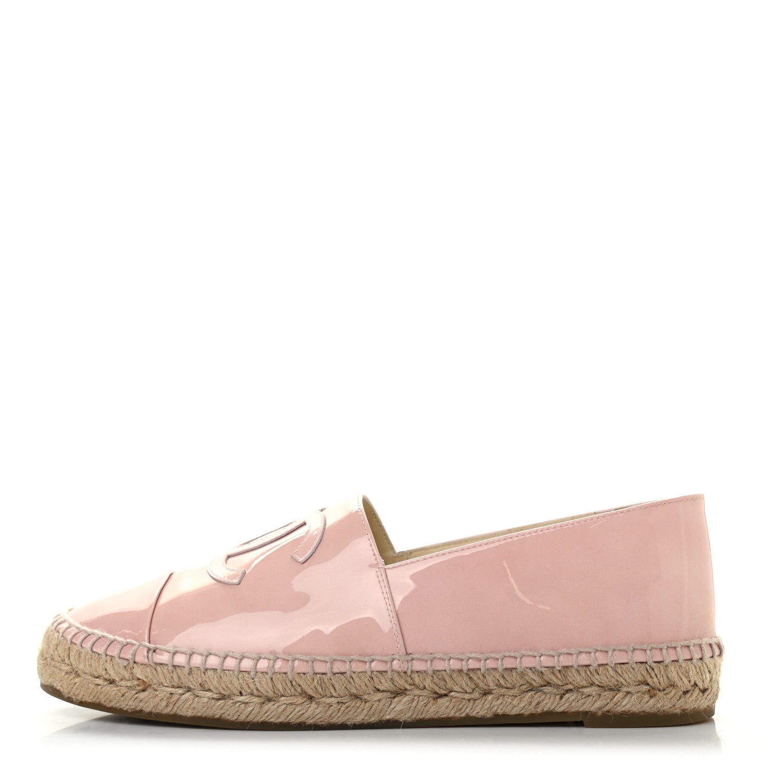 Chanel Patent CC Espadrilles 40 Pink 1 of 7