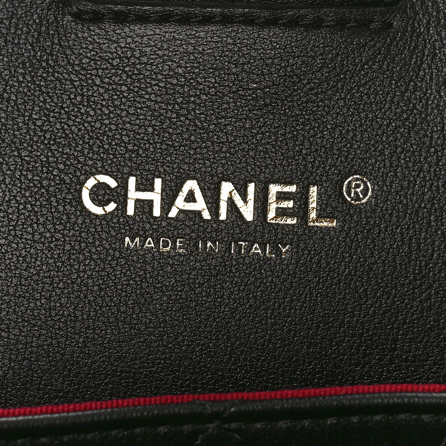Chanel Calfskin Quilted Book Pocket Shopping Tote Black 6 of 12