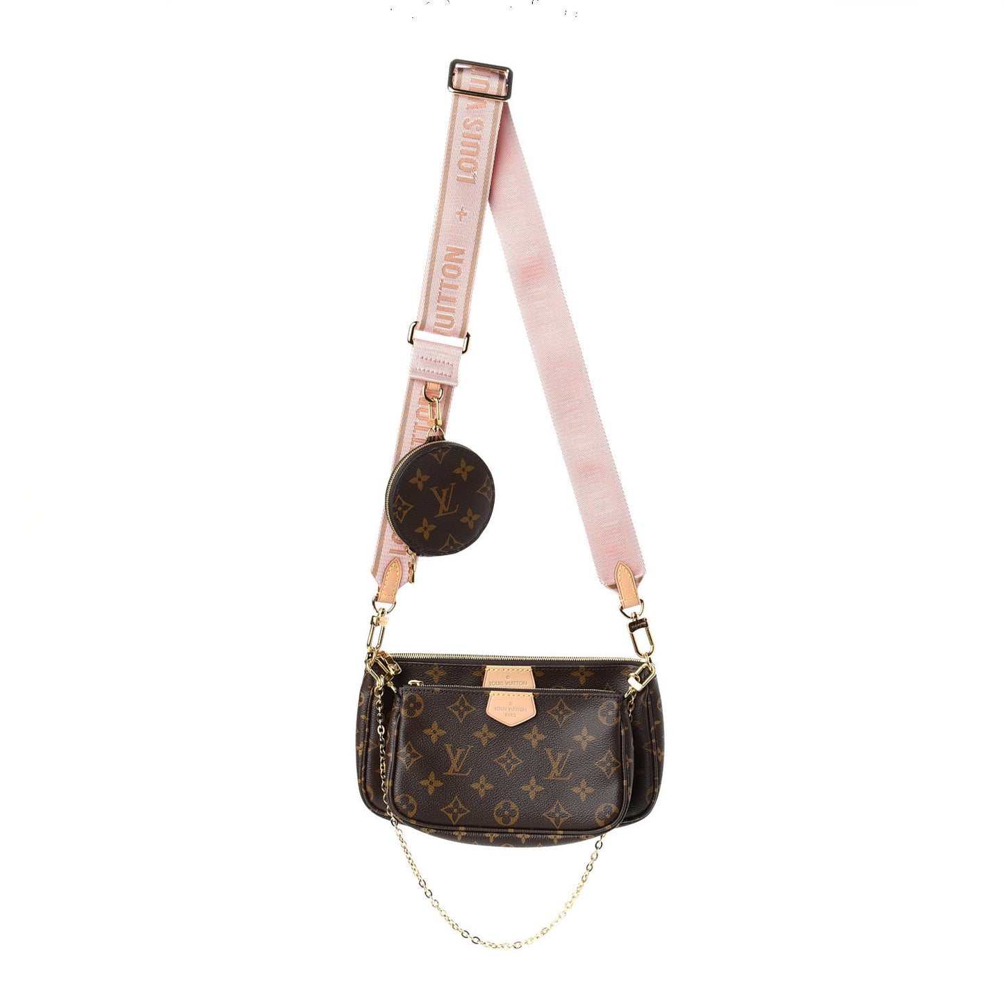 Monogram Multi Pochette Accessories Rose Clair