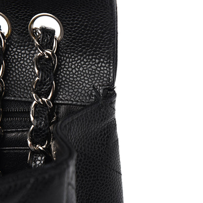 Chanel Caviar Quilted Jumbo Single Flap Black 8 of 14
