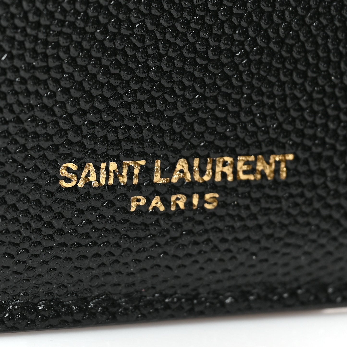 Grain De Poudre Monogram Bi-Fold Wallet Black