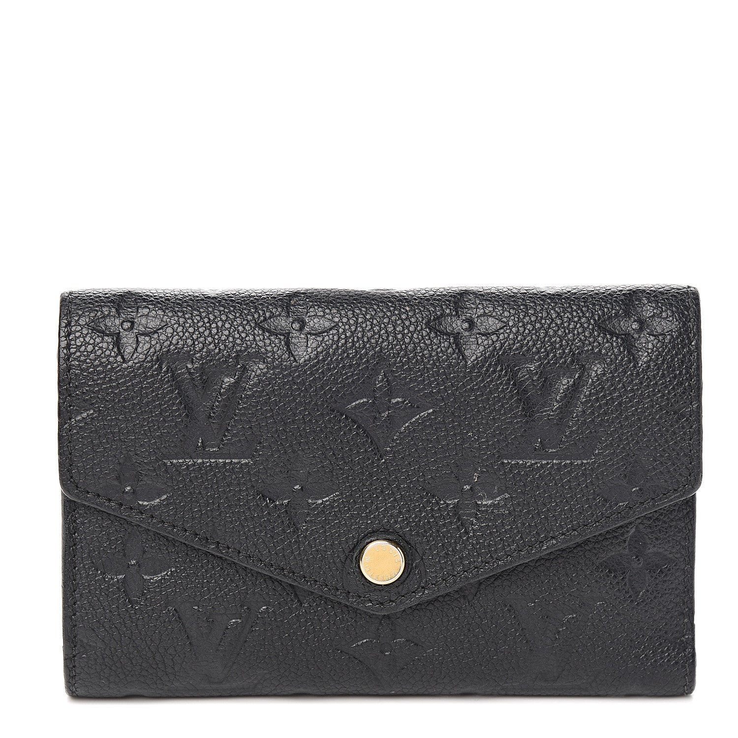 Louis Vuitton Empreinte Compact Curieuse Wallet Black 1 of 6
