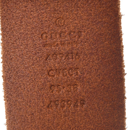 Gucci Faded Calfskin Double G 40mm Belt 95 38 Cuir 4 of 8
