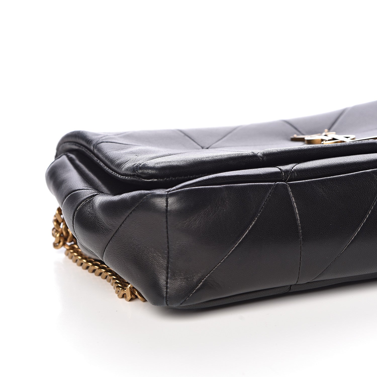 Saint Laurent Lambskin Patchwork Monogram Medium Jamie Black 7 of 9